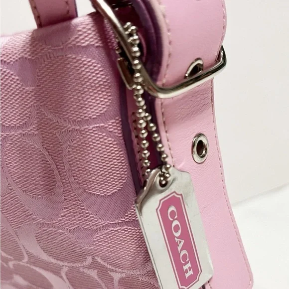 RARE PINK Vintage Coach Convertible Bucket Duffel bag - Picture 7 of 10